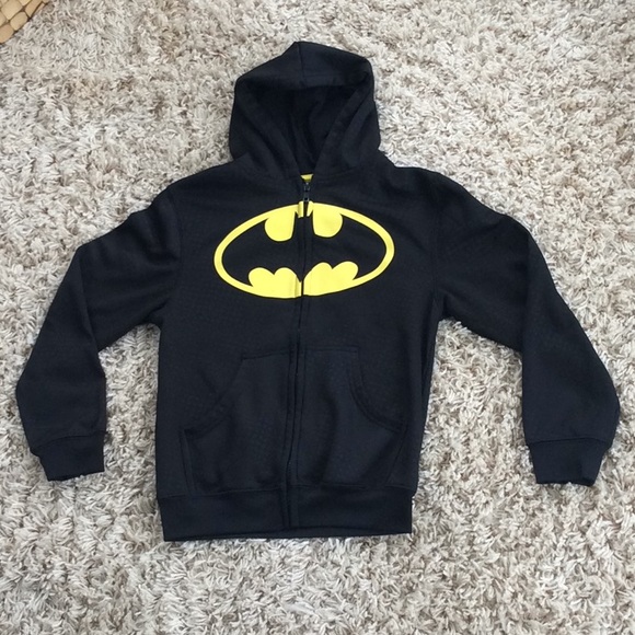Black Batman hoodie youth size SM - Picture 1 of 4